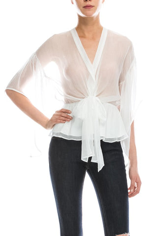 Ultra Sheer Silk Blouse