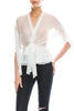 Image of Ultra Sheer Silk Blouse