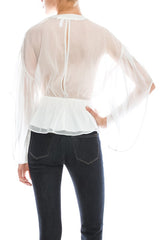 Ultra Sheer Silk Blouse