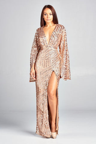 Sequins Me Semi-Formal Dress