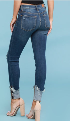 Cuff Me Plus Size Denim Jeans