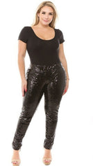 Matte Me plus size sequins pants