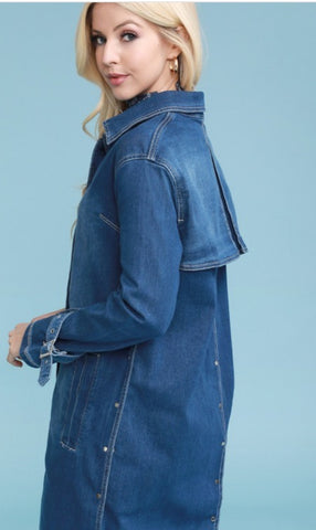 Multiply Me Denim Midi Dress