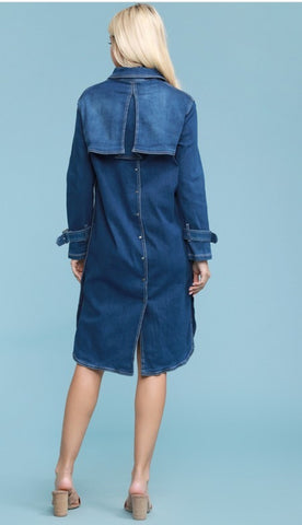 Multiply Me Denim Midi Dress