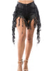 Image of ENDLESS FRINGE DENIM SHORTS