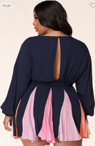 IamFlare Plus Size Mini Dress