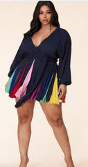 IamFlare Plus Size Mini Dress