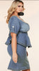 Image of NO TIME FOR ORDINARY PLUS SIZE DENIM DRESS