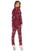Image of Floral Lace Pants Suit
