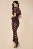 Image of Caged Maxi Bandage Dress